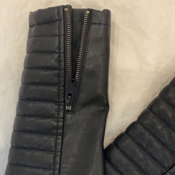 Noisy May Faux Leather Jacket | Size S | Black Leather Jacket | Coated Jacket - Picture 10 of 13